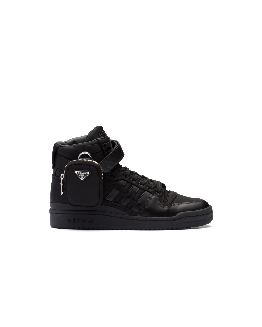 Prada Adidas For Prada Re-nylon Forum High-top Sneakers Fekete | EWBTLR612