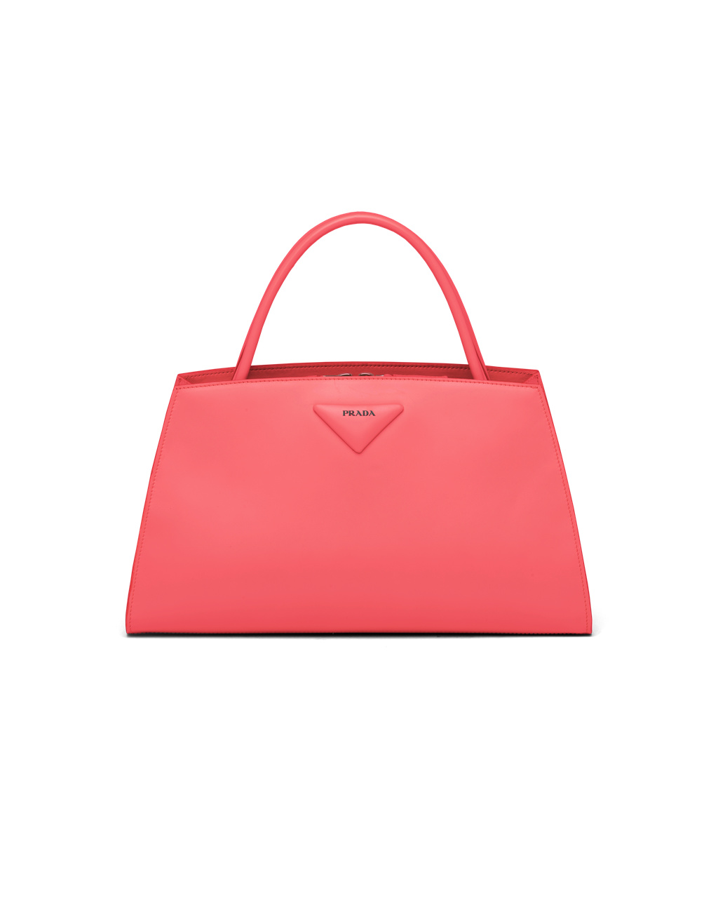 Prada Brushed Bőr Handbag Korall | YBPAQO461