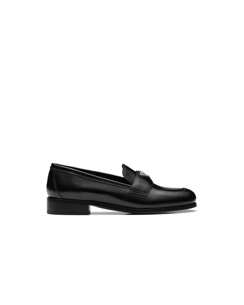 Prada Brushed Bőr Loafers Fekete | EXUNKO567