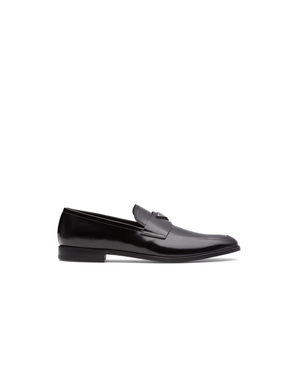 Prada Brushed Bőr Loafers Fekete | HDQUGB089