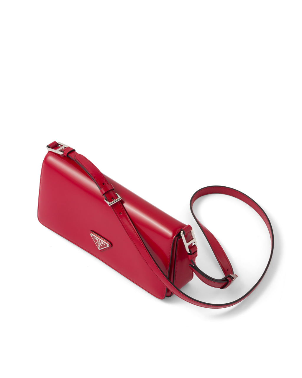 Prada Brushed Bőr Prada Femme Bag Scarlet | TJAEBD483