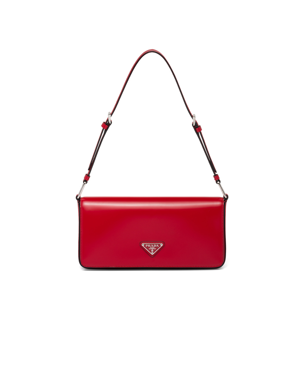 Prada Brushed Bőr Prada Femme Bag Scarlet | TJAEBD483