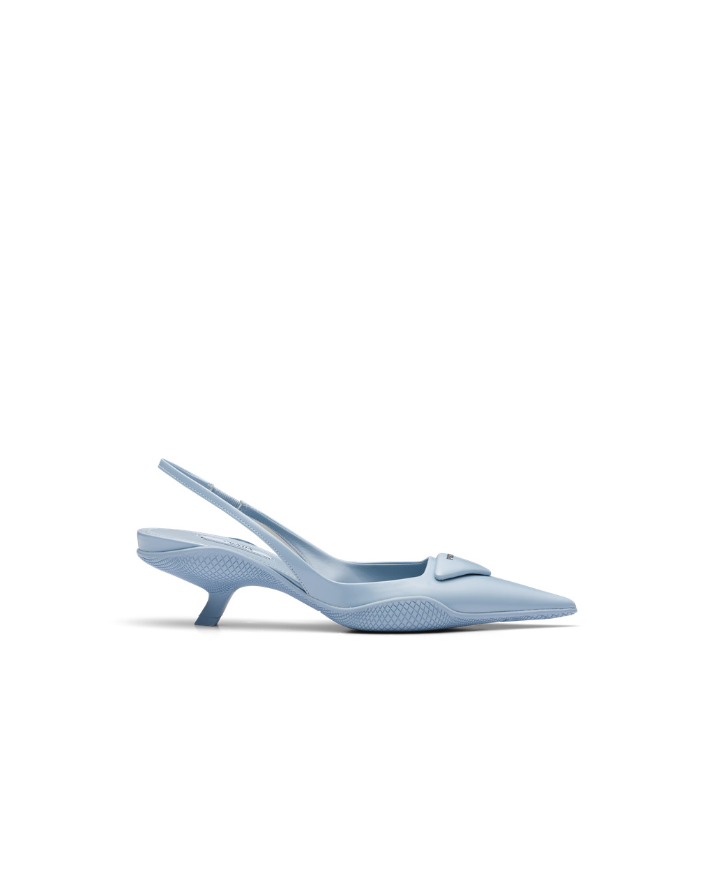 Prada Brushed Bőr Slingback Pumps Celeste | KMEGZI186