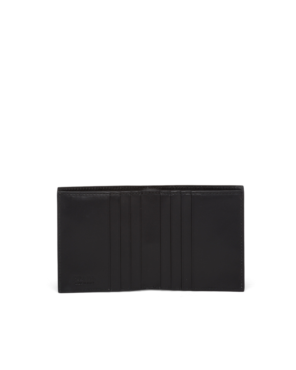 Prada Brushed Bőr Wallet Titán | JWMVLA936