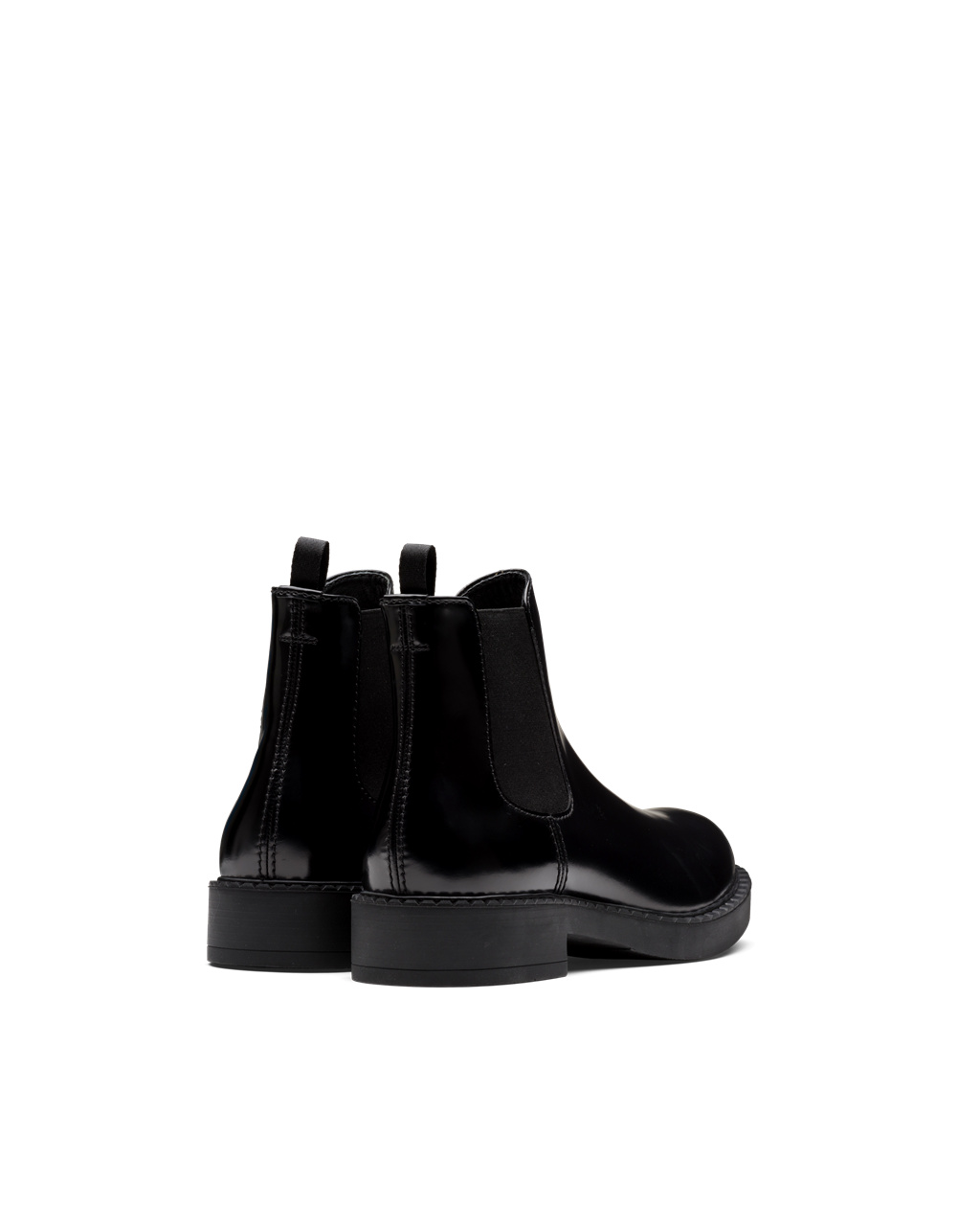 Prada Brushed Calf Bőr Chelsea Boots Fekete | ZOFPKC526