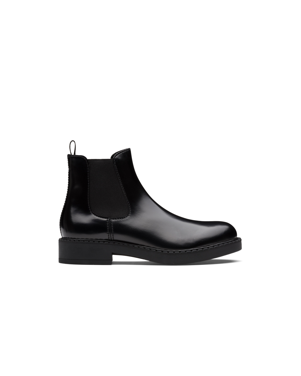 Prada Brushed Calf Bőr Chelsea Boots Fekete | ZOFPKC526