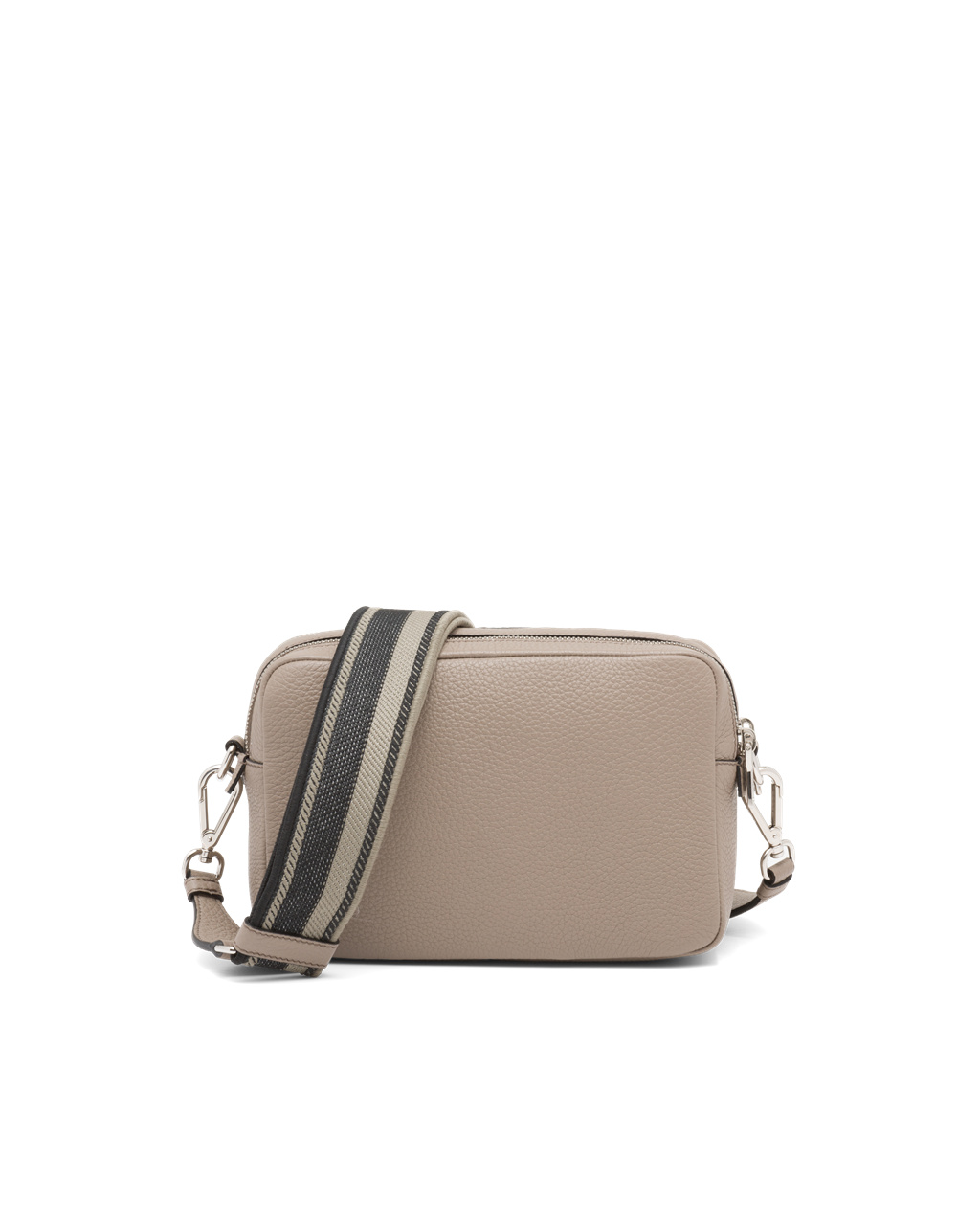 Prada Bőr Bag With Shoulder Pántos Clay Gray | NPAXSD642