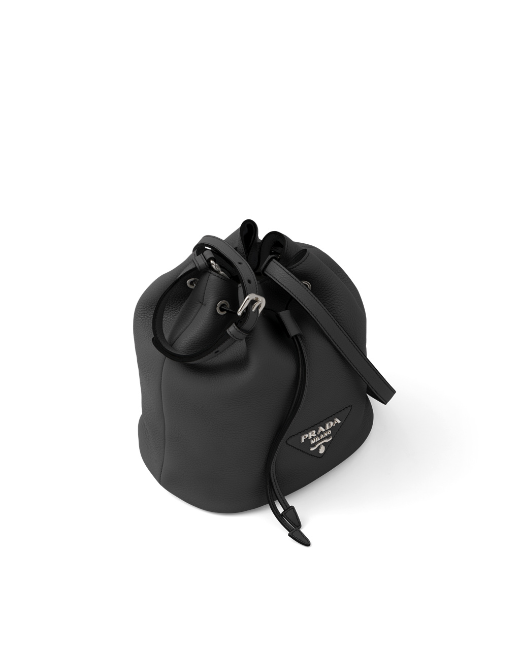 Prada Bőr Bucket Bag Fekete | MWGKOL712