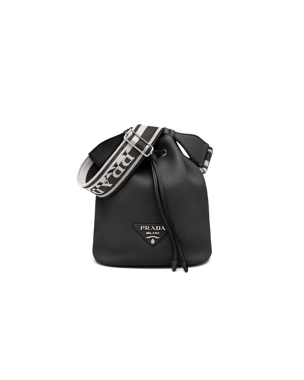 Prada Bőr Bucket Bag Fekete | MWGKOL712