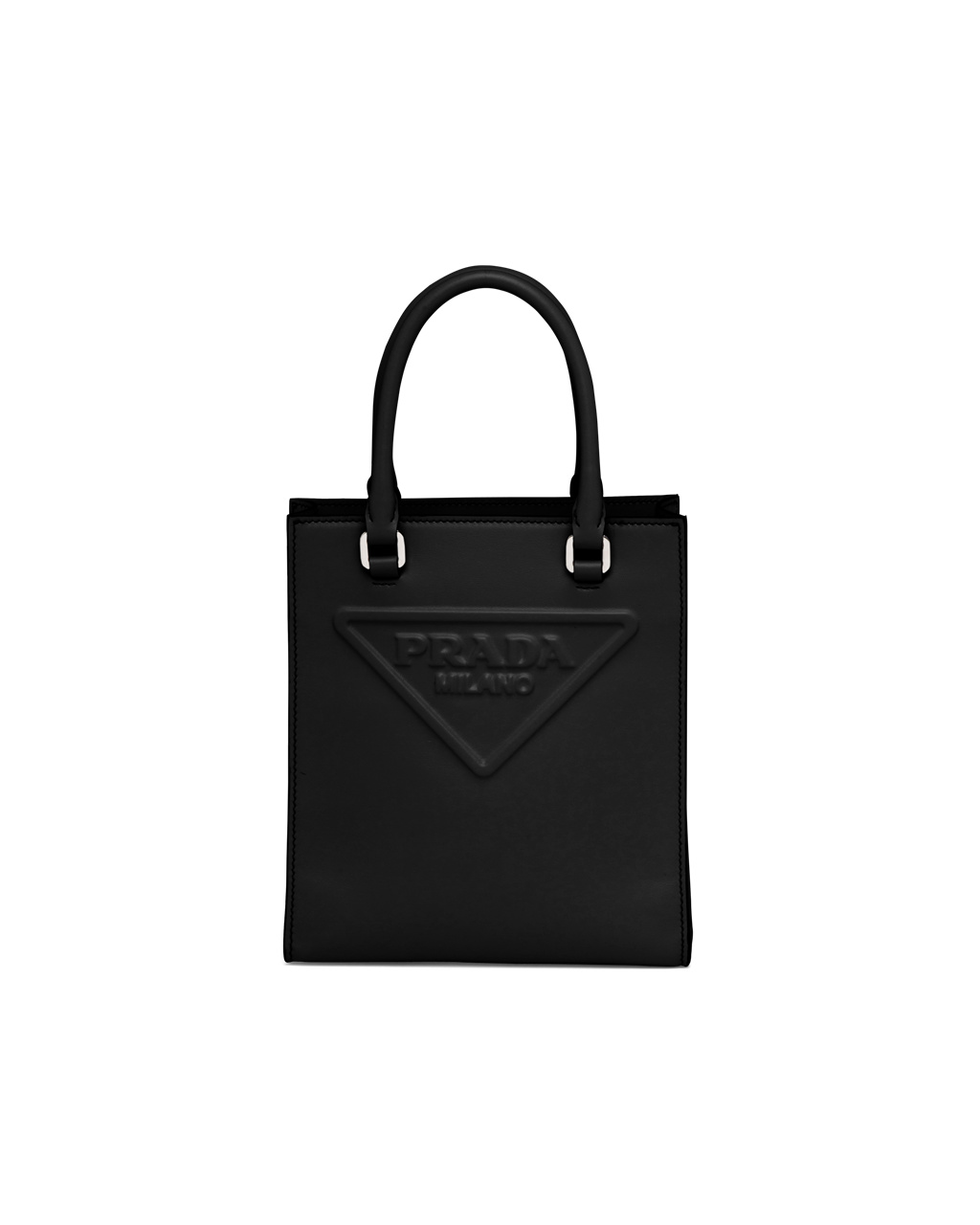 Prada Bőr Handbag Fekete | FCXWLH793