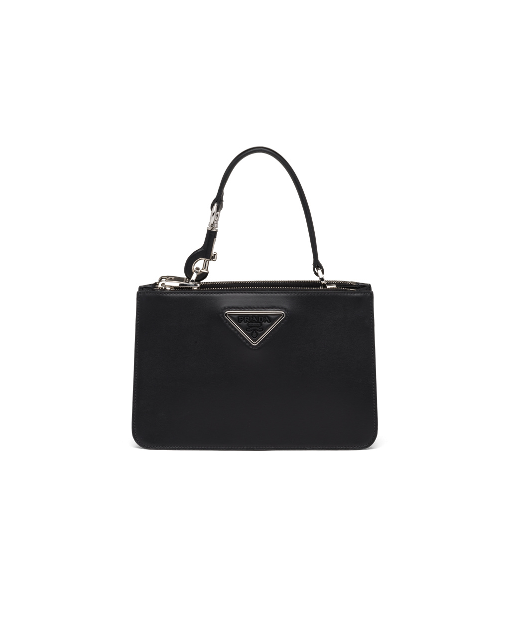 Prada Bőr Handbag Fekete | XVRWDC892