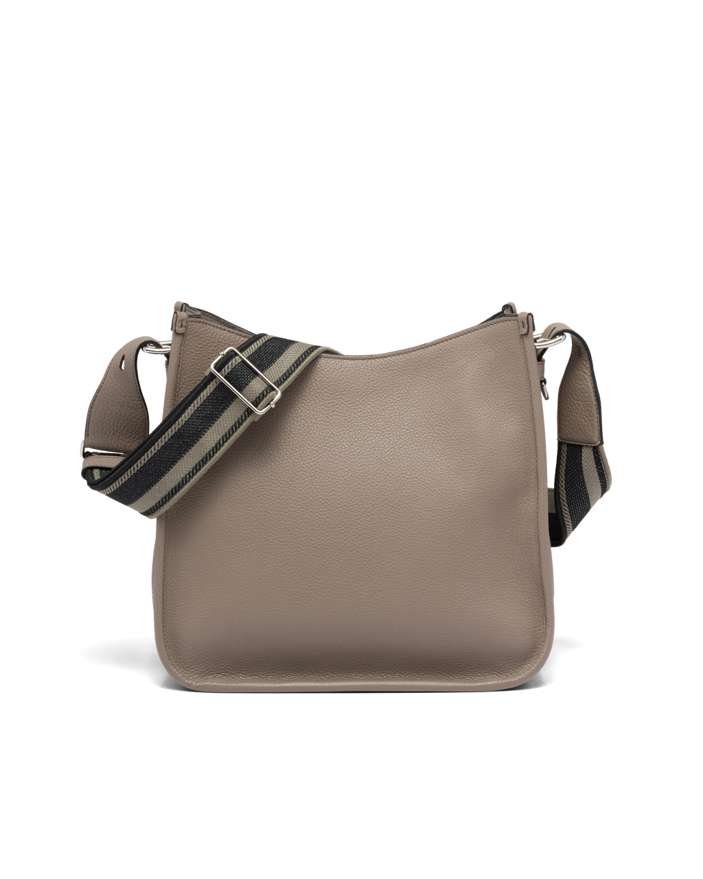 Prada Bőr Hobo Bag Clay Gray | KZYIJR718