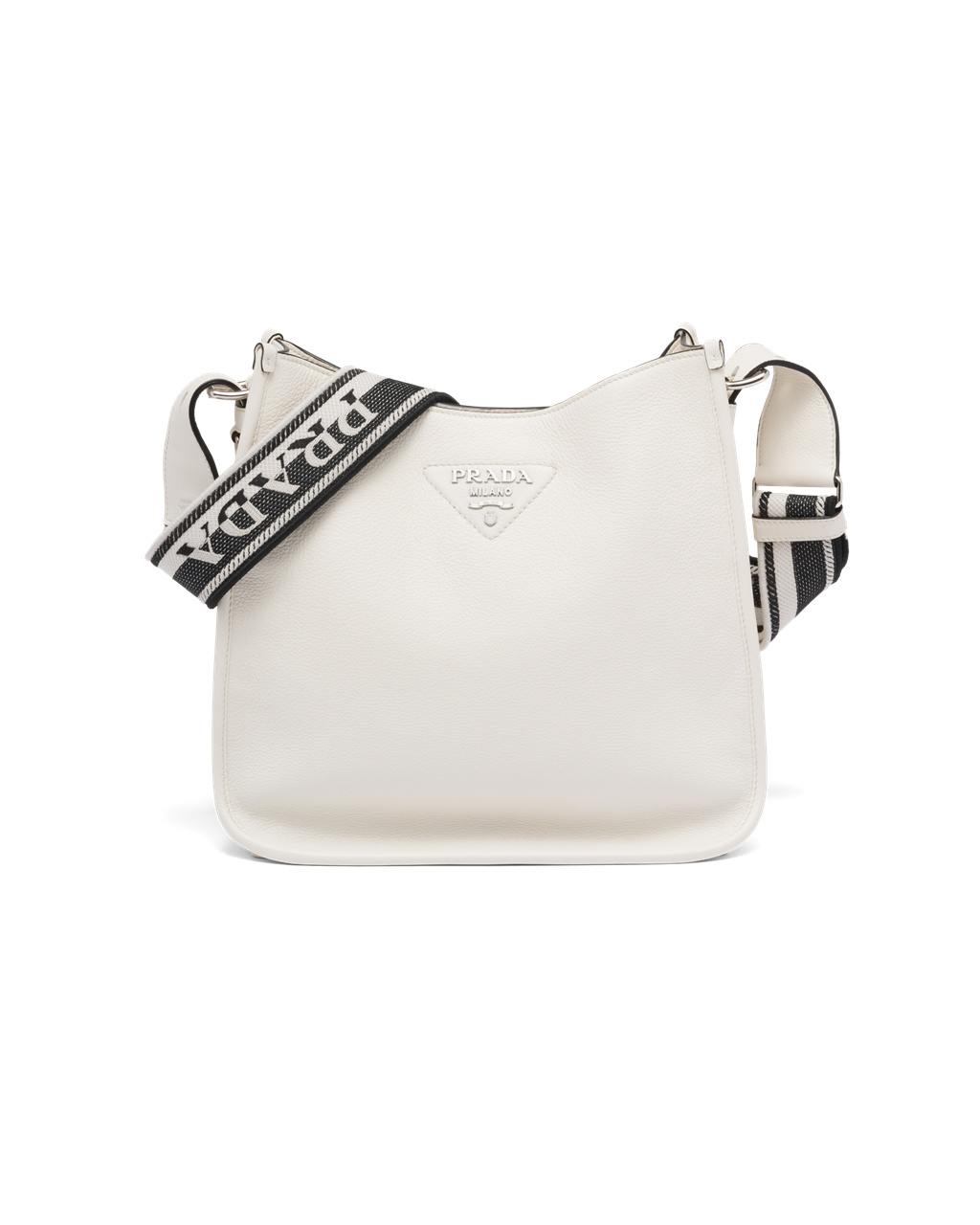 Prada Bőr Hobo Bag Fehér | DCYBLK970