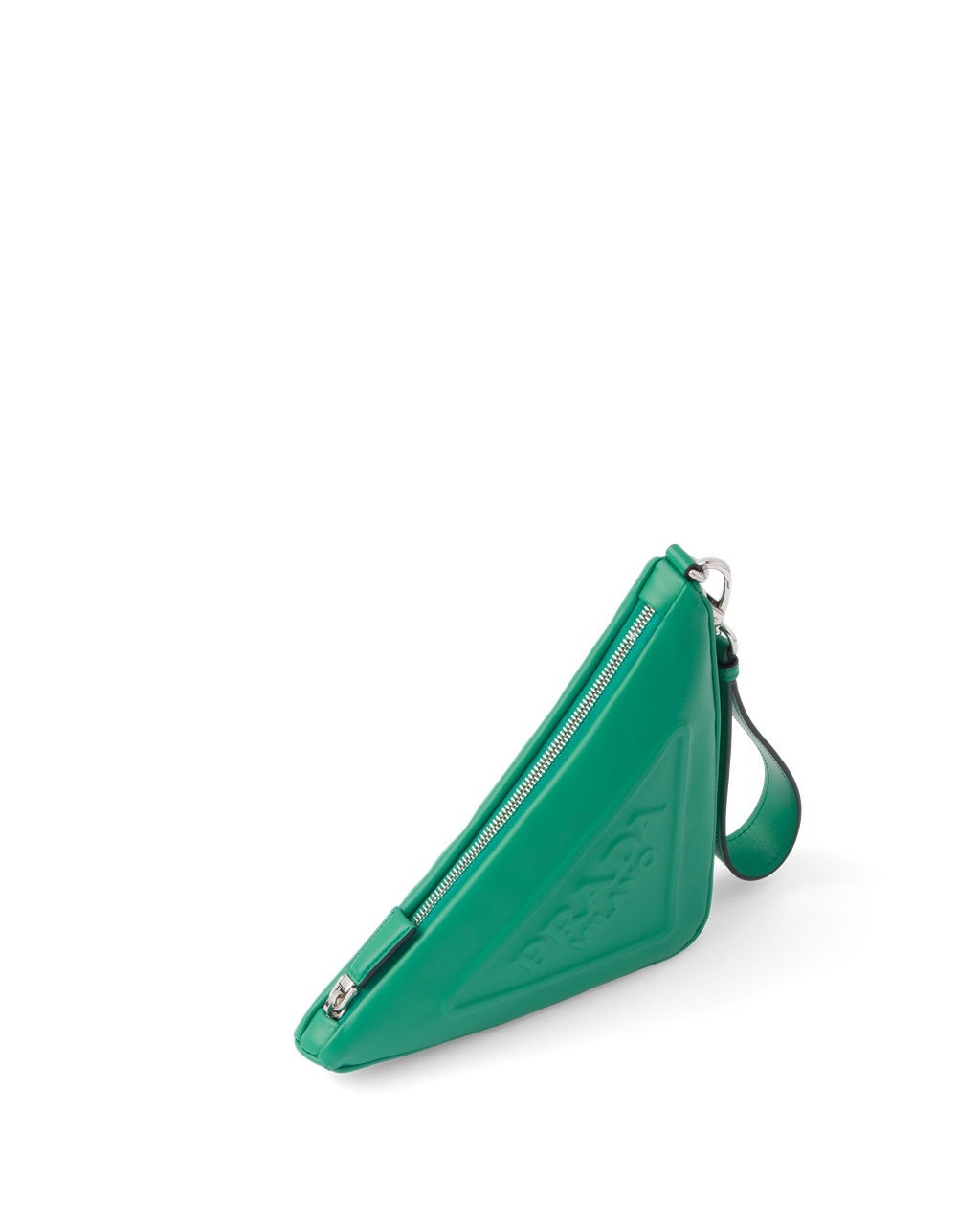 Prada Bőr Prada Triangle Pouch Mangó | WSZGFV541