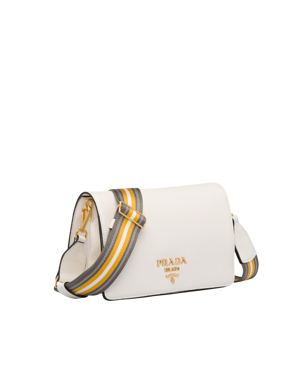 Prada Bőr Shoulder Bag Fehér | TKRUEQ039