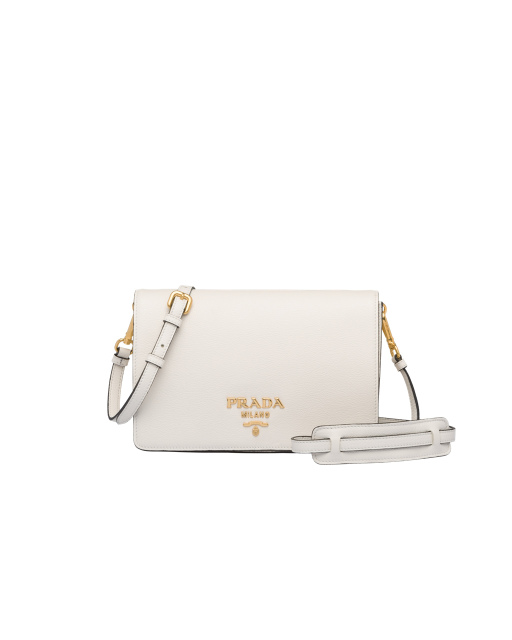 Prada Bőr Shoulder Bag Fehér | TKRUEQ039