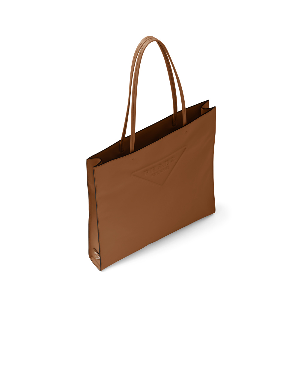 Prada Bőr Tote Bag Cognac | POXIKL240