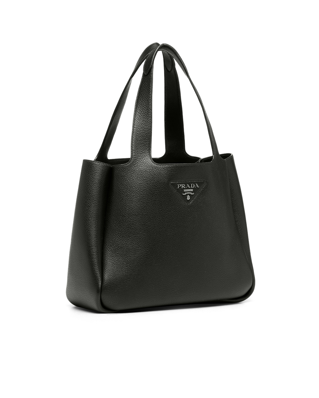 Prada Bőr Tote Fekete | OYAJPK617