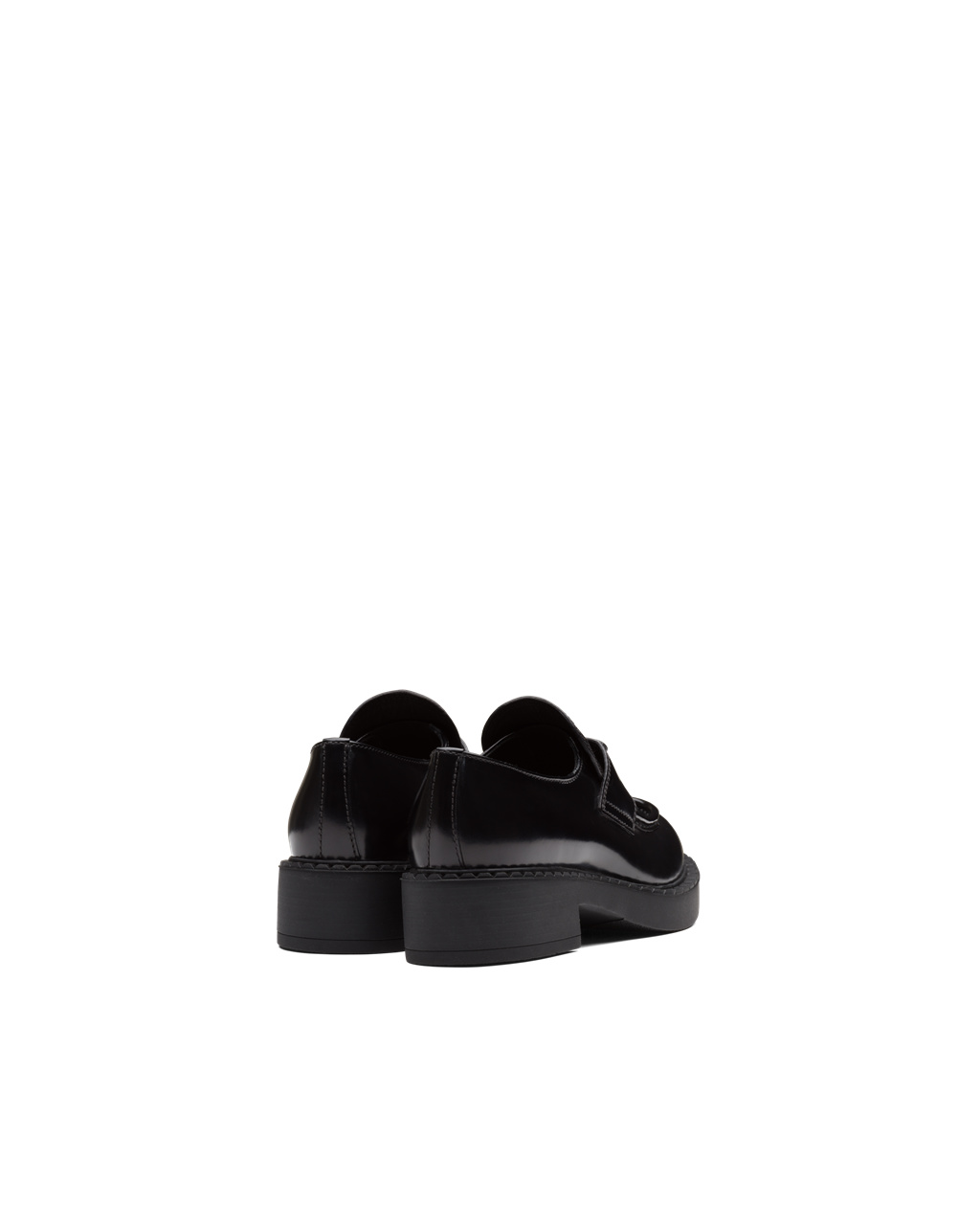 Prada Chocolate Brushed Bőr Loafers Fekete | WILECP531