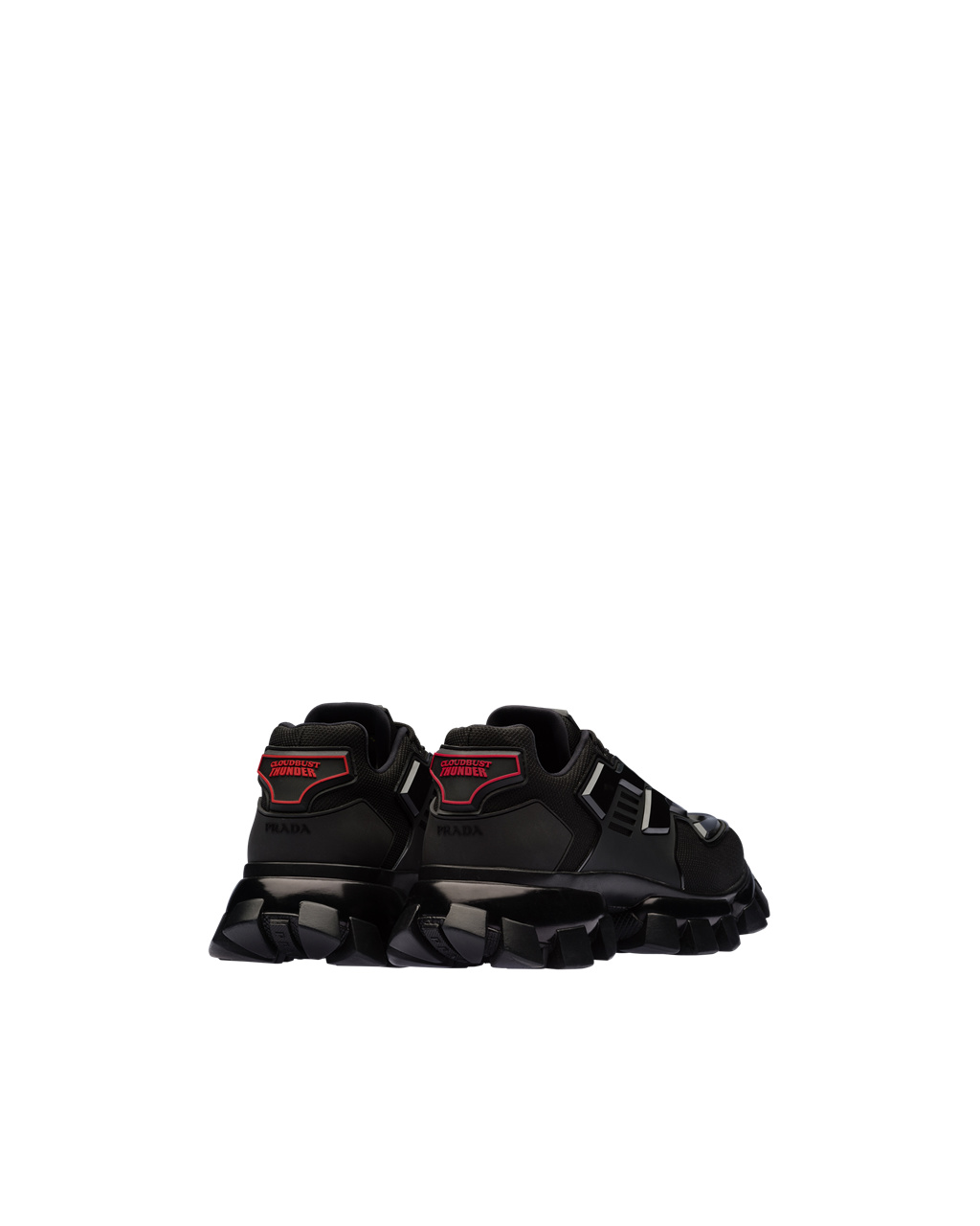 Prada Cloudbust Thunder Technical Fabric Sneakers Fekete | MGICRJ279