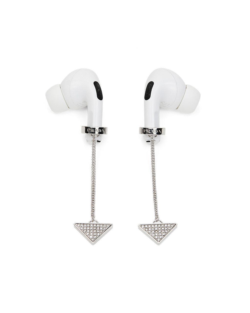 Prada Crystal Logo Jewels Airpods's Pendant Earrings Crystal | TPDRVB382