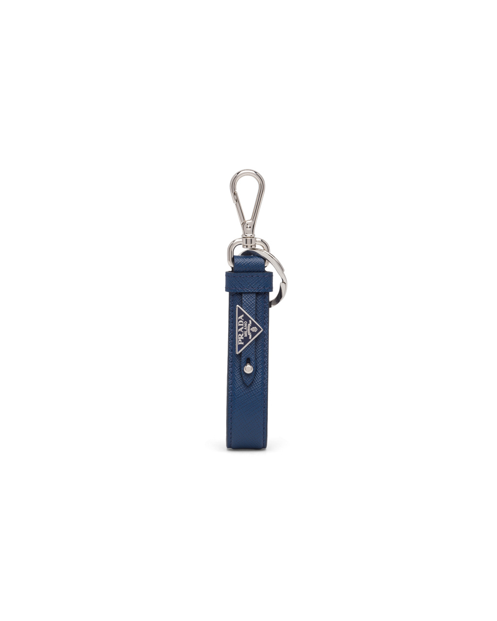 Prada Customized Saffiano Bőr Keychain Bluette | VZWKGY617