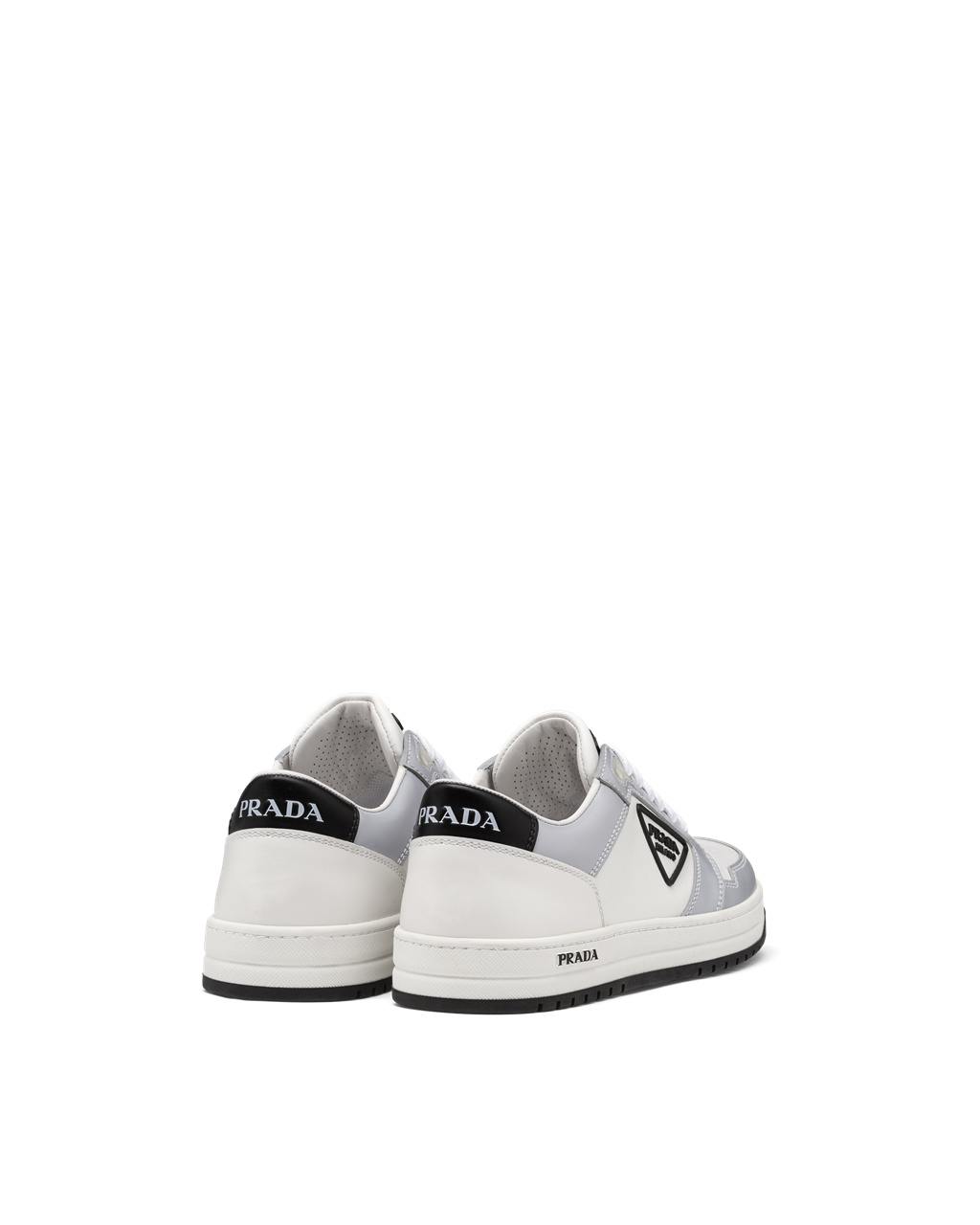 Prada District Perforated Bőr Sneakers Fehér Kék | BDJOMV014