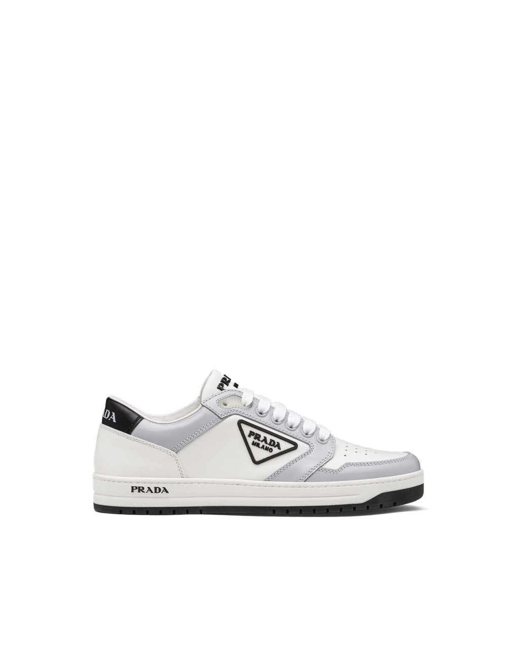 Prada District Perforated Bőr Sneakers Fehér Kék | BDJOMV014