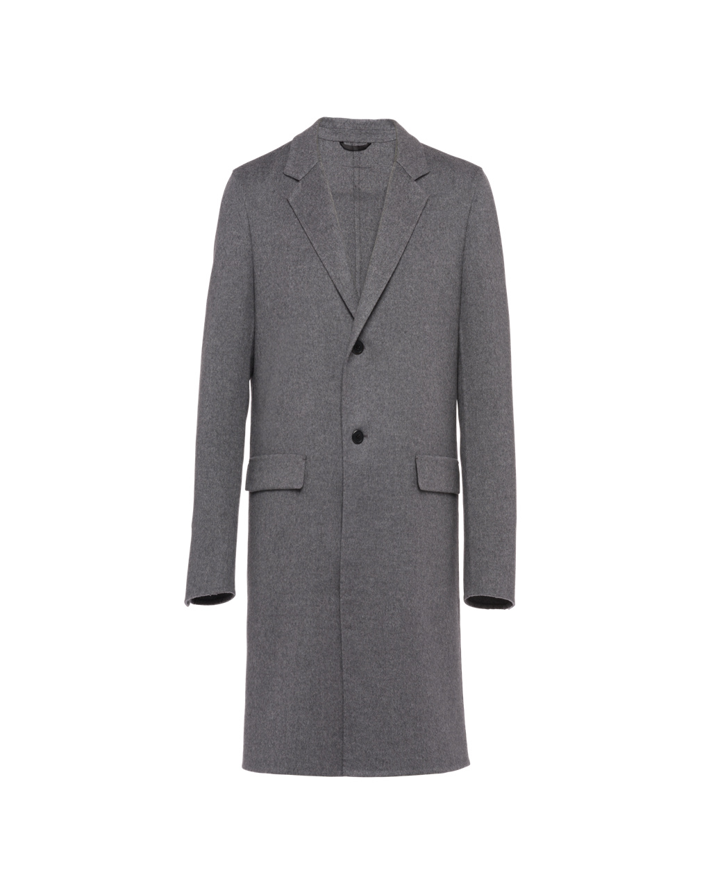 Prada Double Cashmere Coat Slate Gray | XBULFC297