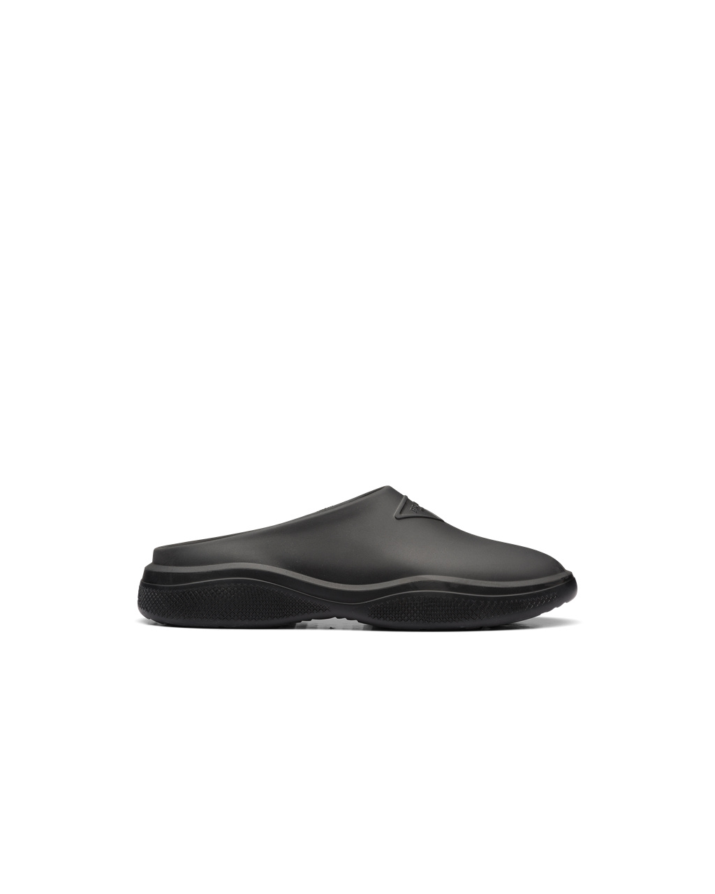 Prada Foam Rubber Mules Fekete | GDTBAI905