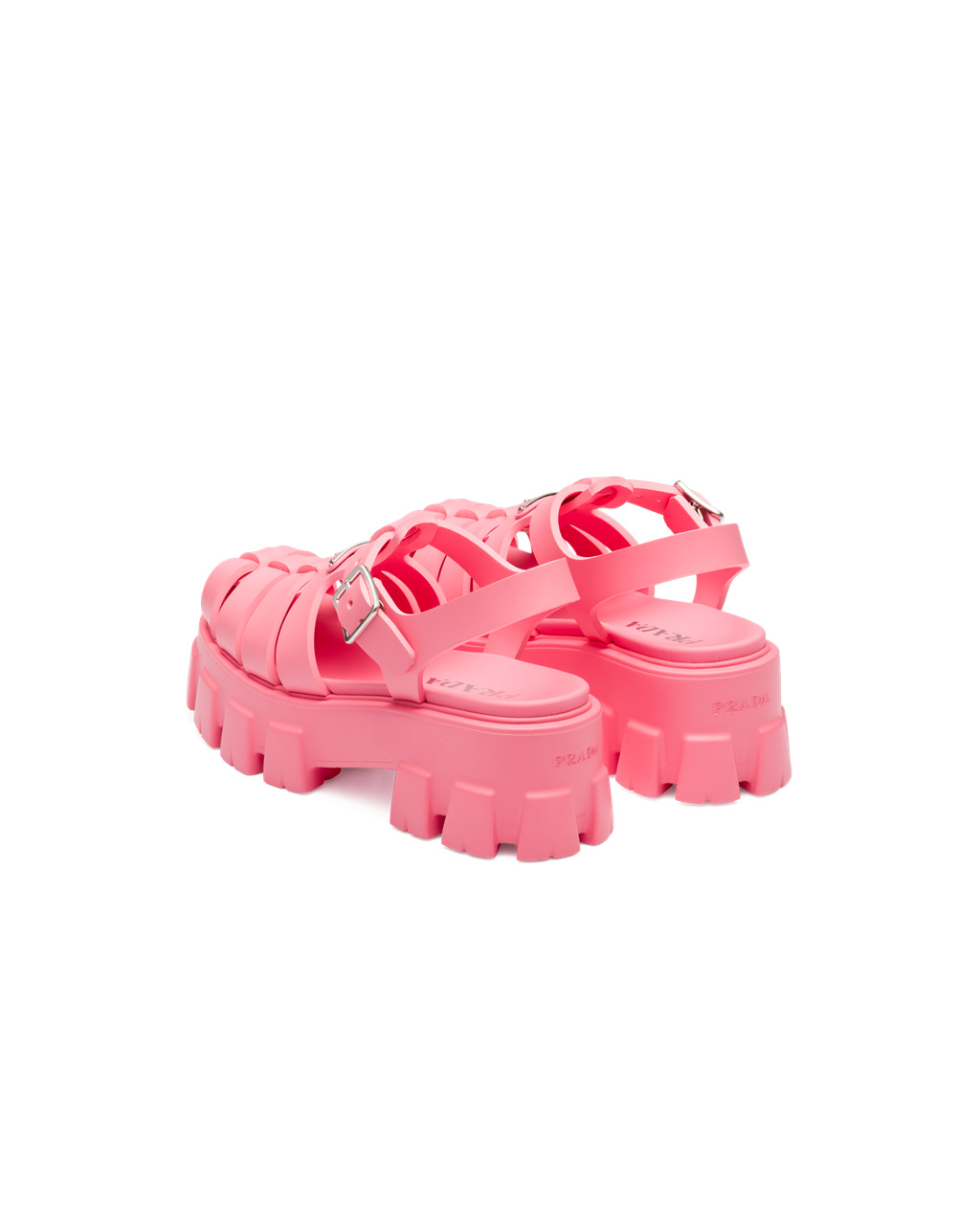 Prada Foam Rubber Sandals Rózsaszín | GKEBVH196