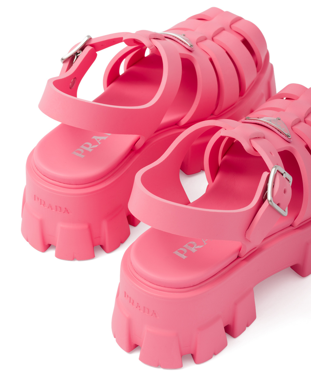 Prada Foam Rubber Sandals Rózsaszín | GKEBVH196