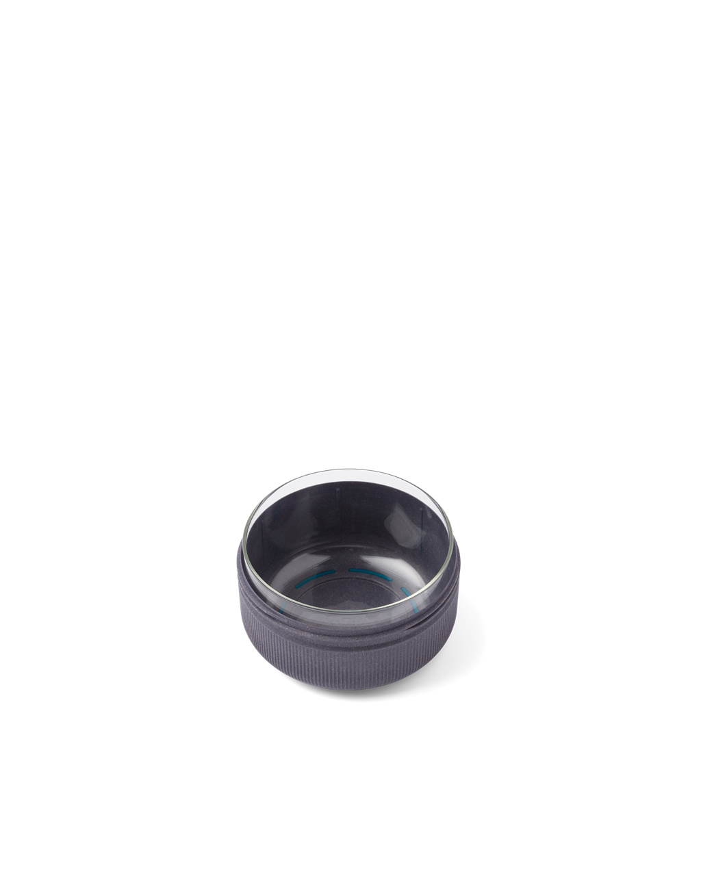 Prada Glass Lunch Bowl, 750 Ml Steel Gray | ZEXFGW476