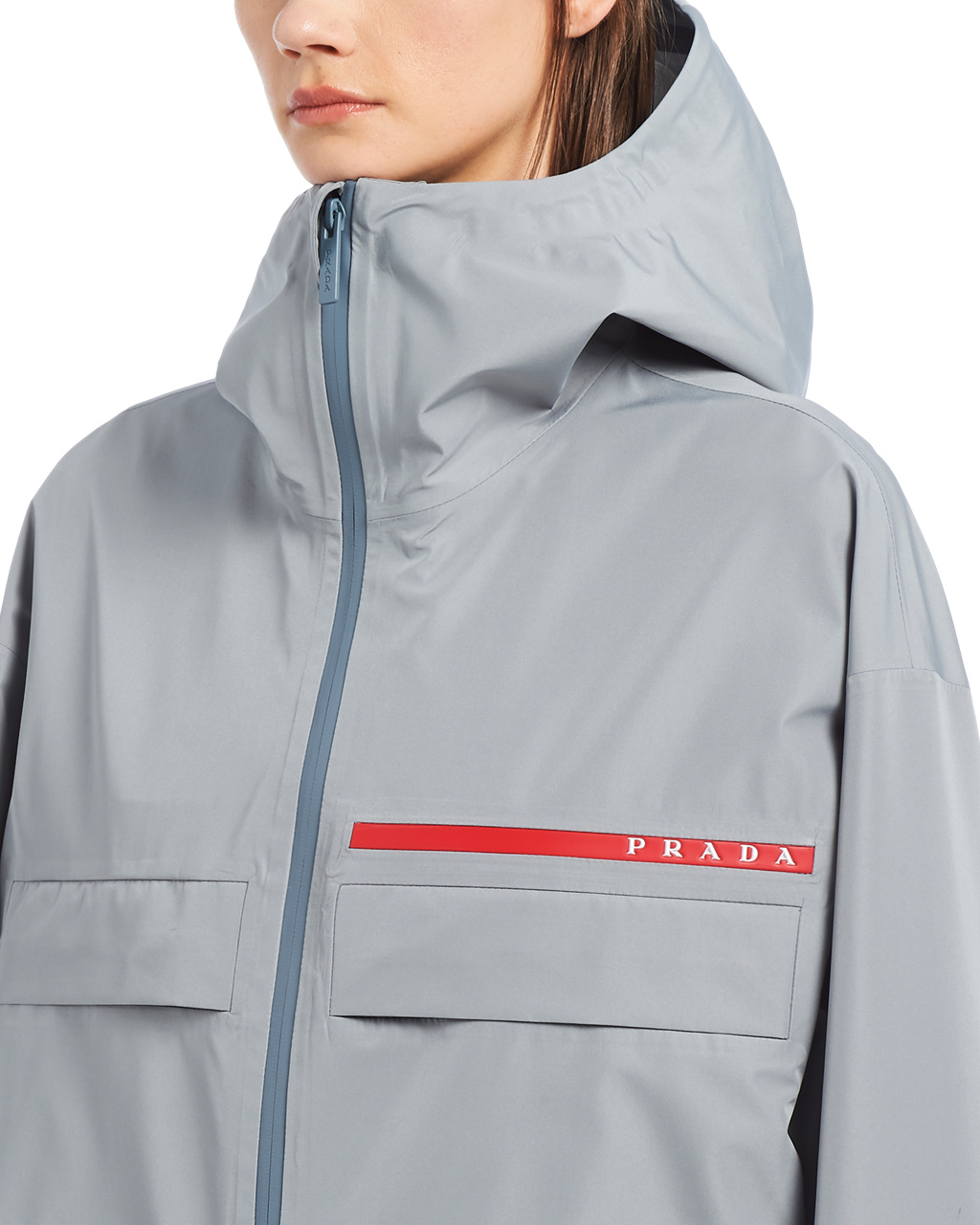 Prada Gore-tex Pro Jacket Aluminum | OXSQJK627