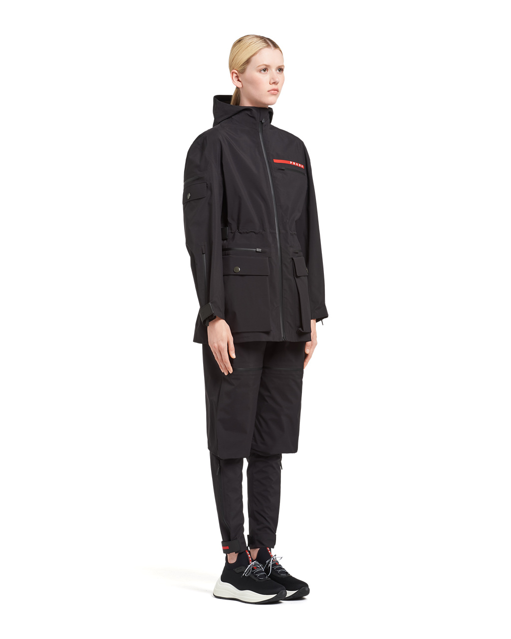 Prada Gore-tex Pro Jacket Fekete | EGSYFU053