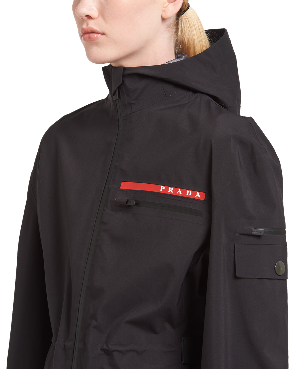 Prada Gore-tex Pro Jacket Fekete | EGSYFU053