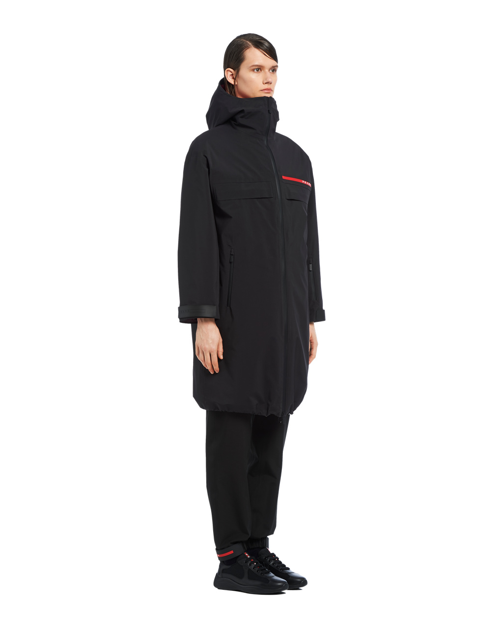 Prada Gore-tex Pro Padded Jacket Fekete Rózsaszín | ZLGBSW398