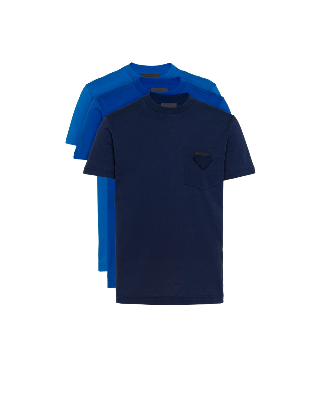 Prada Jersey T-shirt, Three-pack Királykék Kék Kék Világos Kék | OZCQUK450