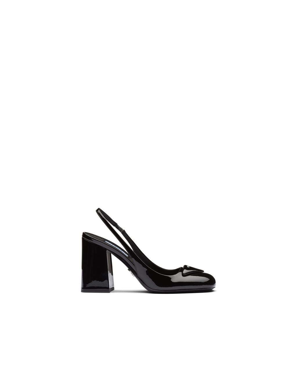 Prada Lakkbőr Bőr Sling-back Pumps Fekete | AOCNDM847