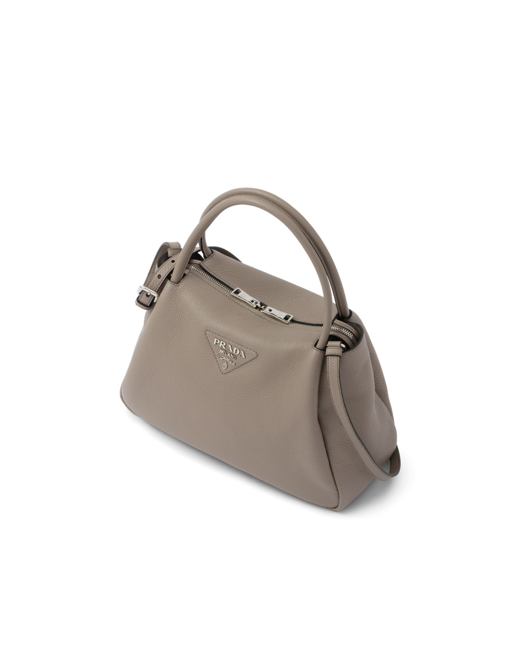 Prada Large Bőr Handbag Clay Gray | YOPFLM572