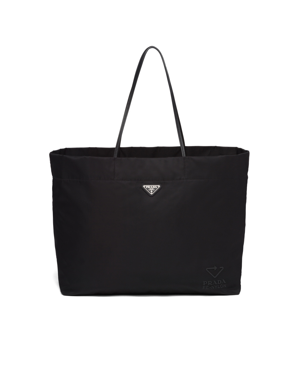 Prada Large Re-nylon Tote Fekete | RMUPSI864