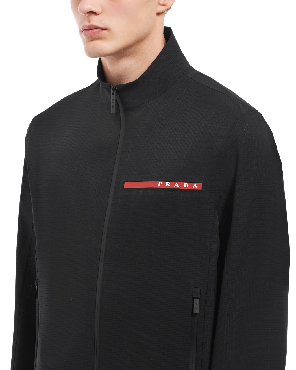 Prada Light Bi-stretch Jacket Fekete | JVXGRM298