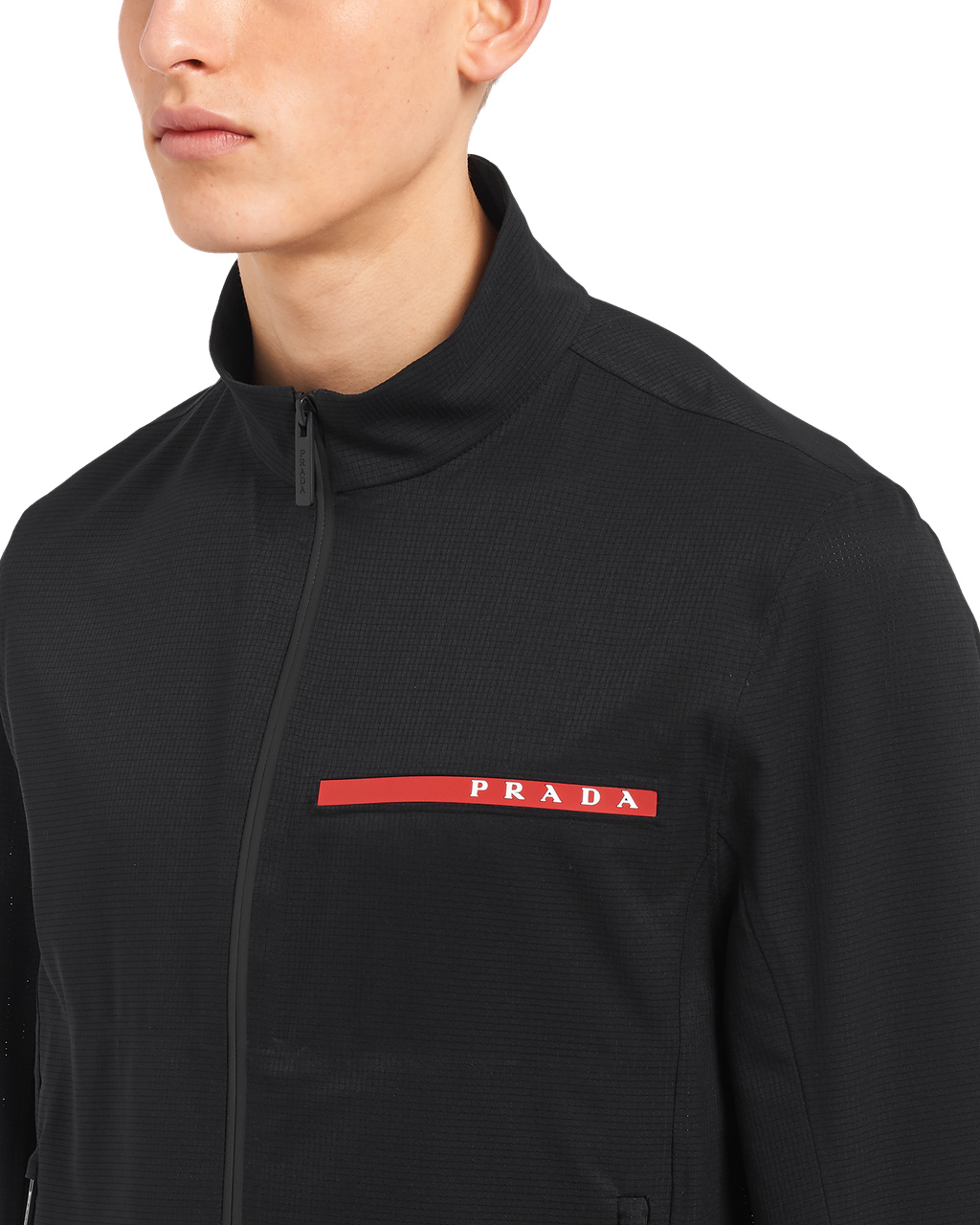 Prada Light Bi-stretch Jacket Fekete | VFHAWR059