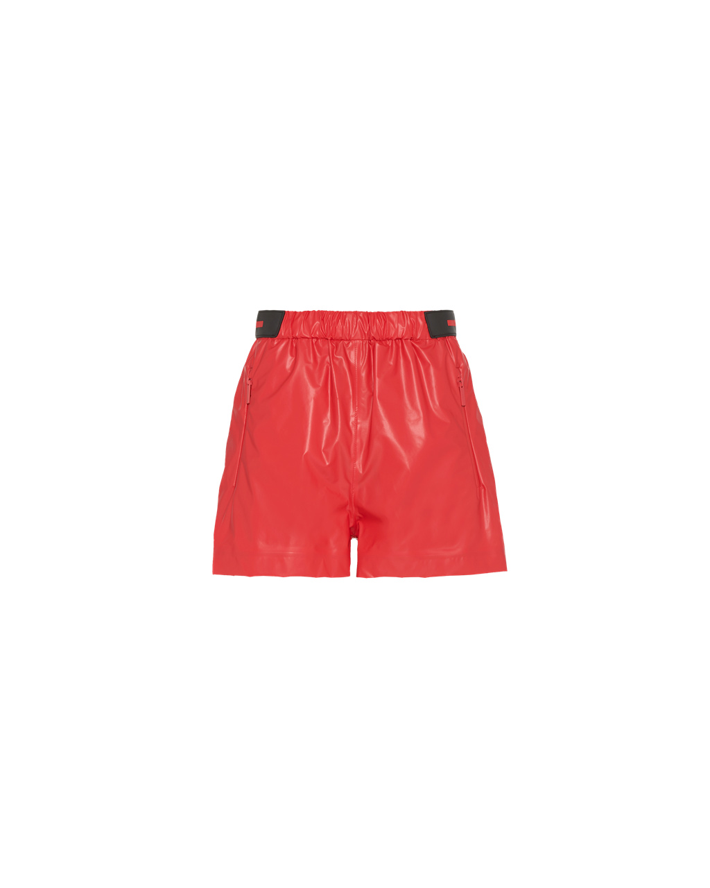 Prada Light Nylon Shorts Piros | NLIDJX416