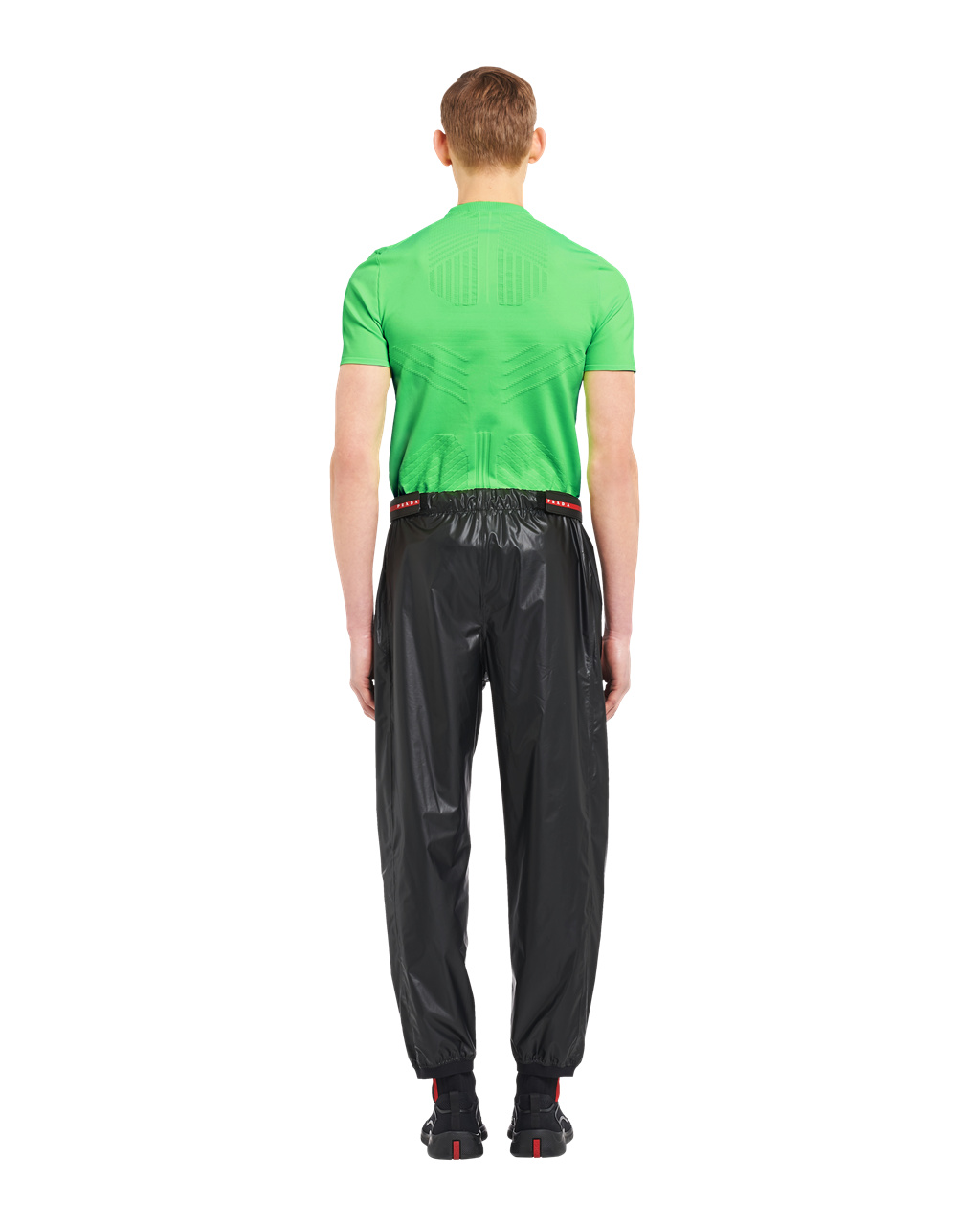 Prada Light Nylon Széles Cipő-leg Pants Fekete | KJYCAV493