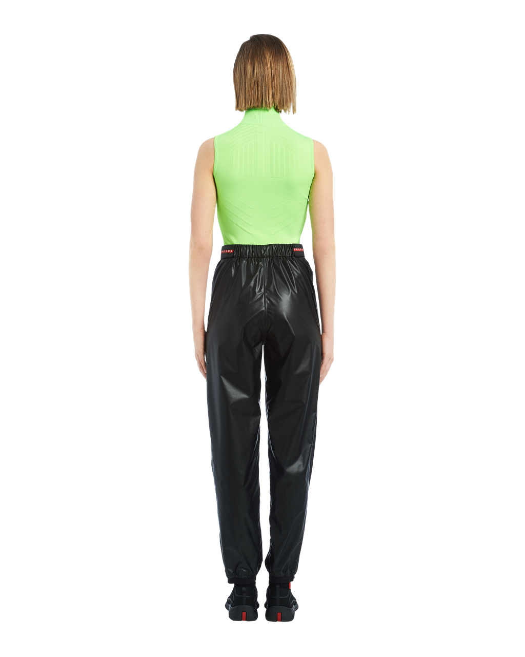 Prada Light Nylon Széles Cipő-leg Pants Fekete | THXIEQ356