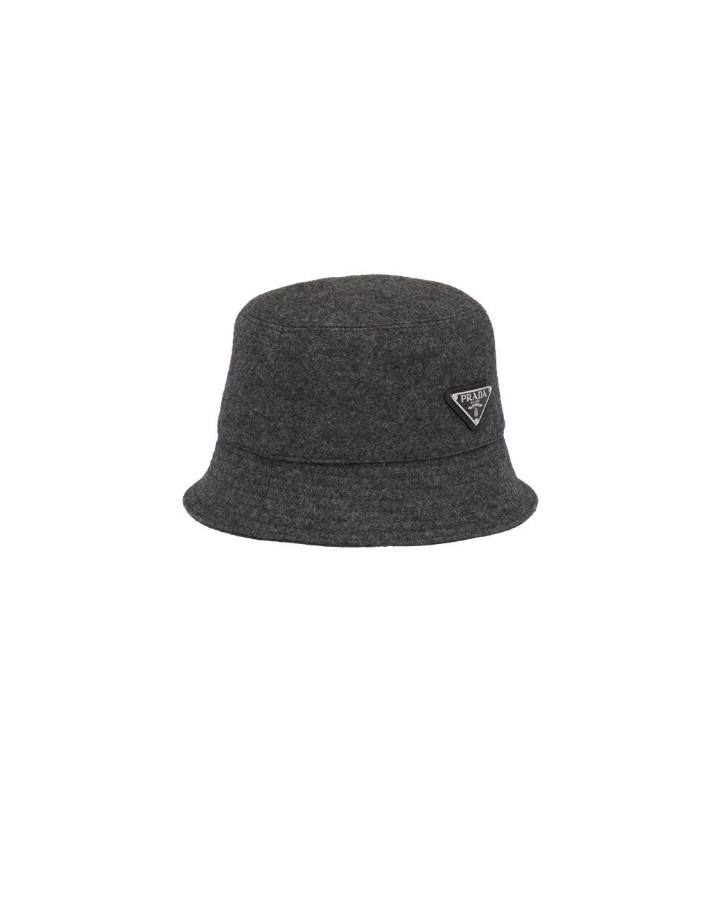 Prada Loden Bucket Hat Anthracite Gray | WPQLTS901