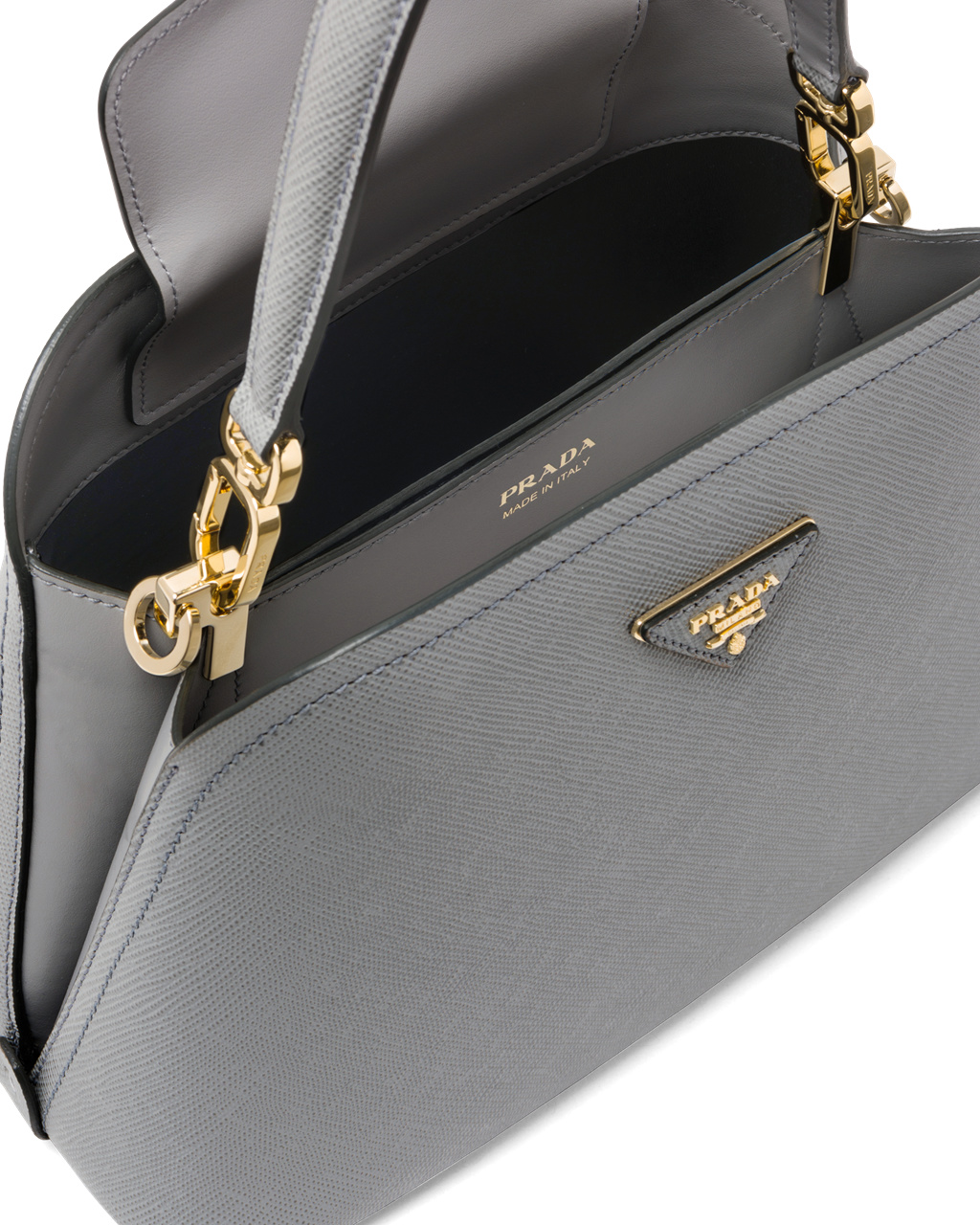 Prada Medium Saffiano Bőr Prada Matinée Bag Slate Gray | VKSLCP124