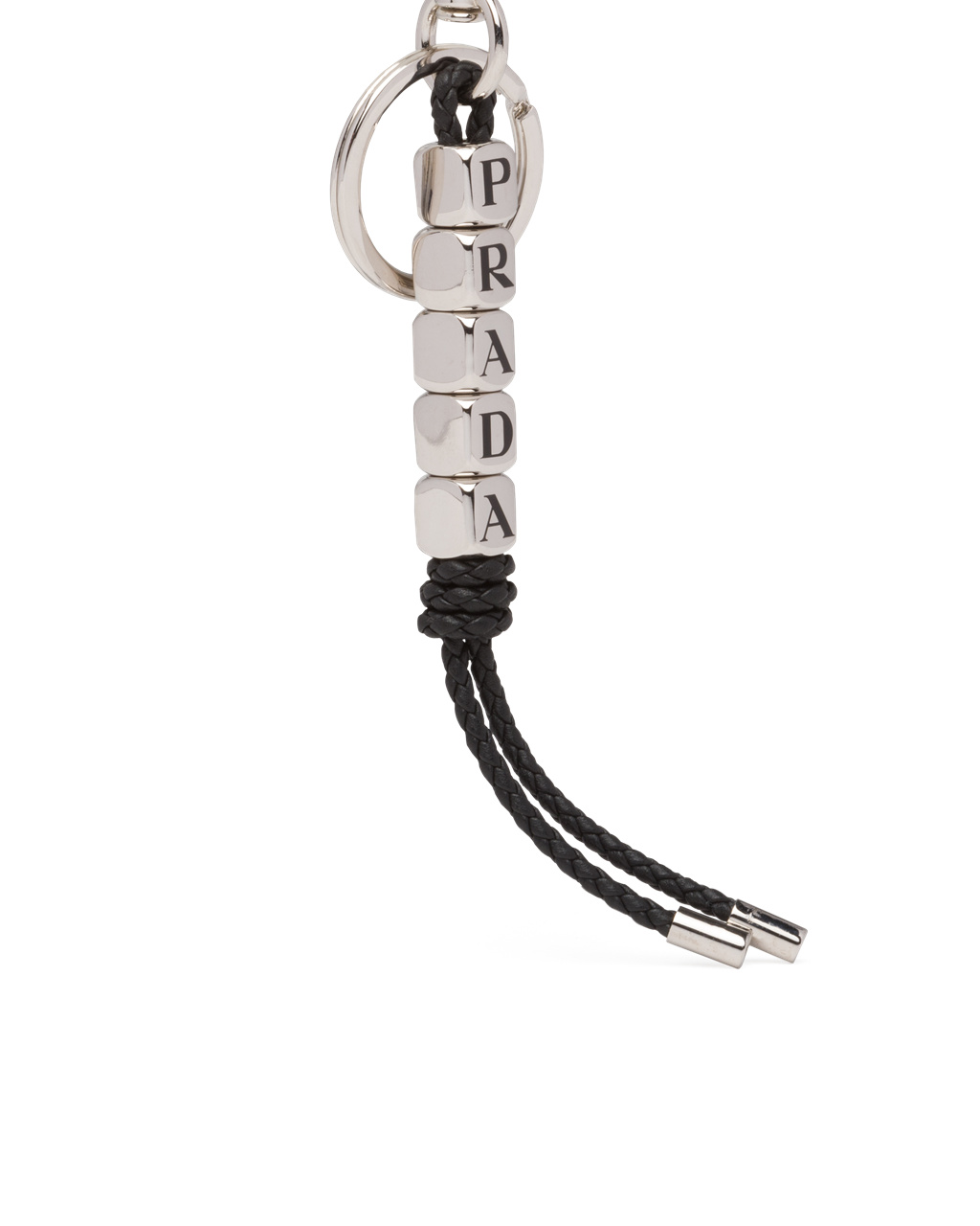 Prada Nappa Bőr Keychain Fekete | VKMNJS736