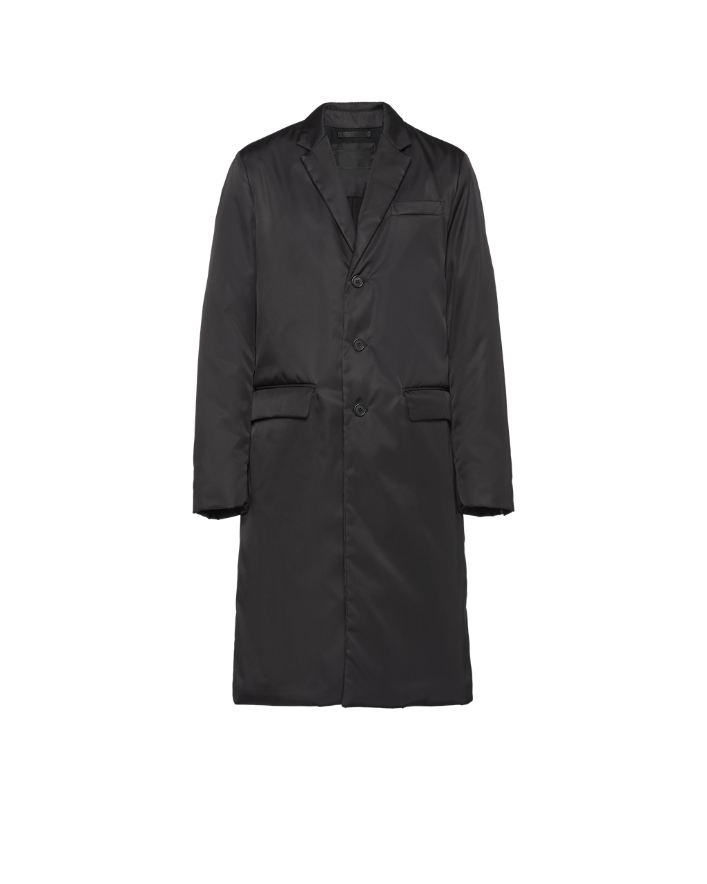 Prada Nylon Coat Fekete | ORMBJY623